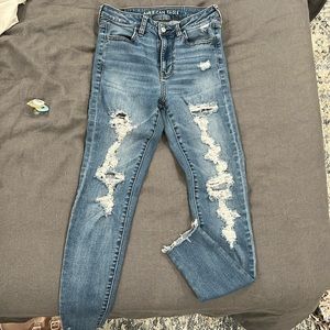 AE high waisted jeans